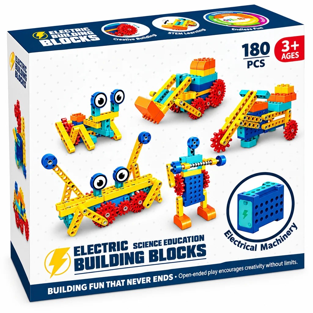 Electric Science Education Building Blocks (180 Pcs)