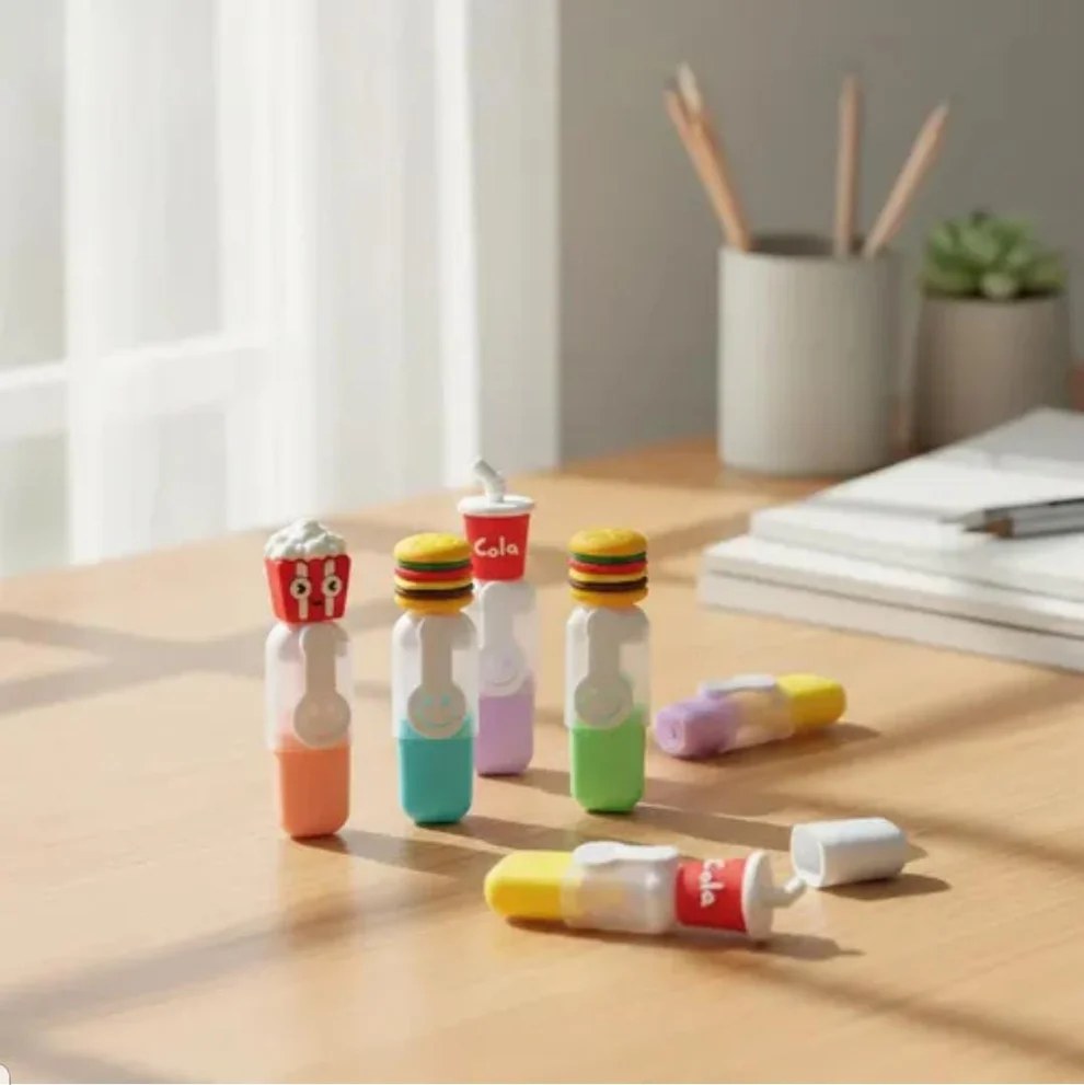 Fast Food Highlighters (Pack of 6)