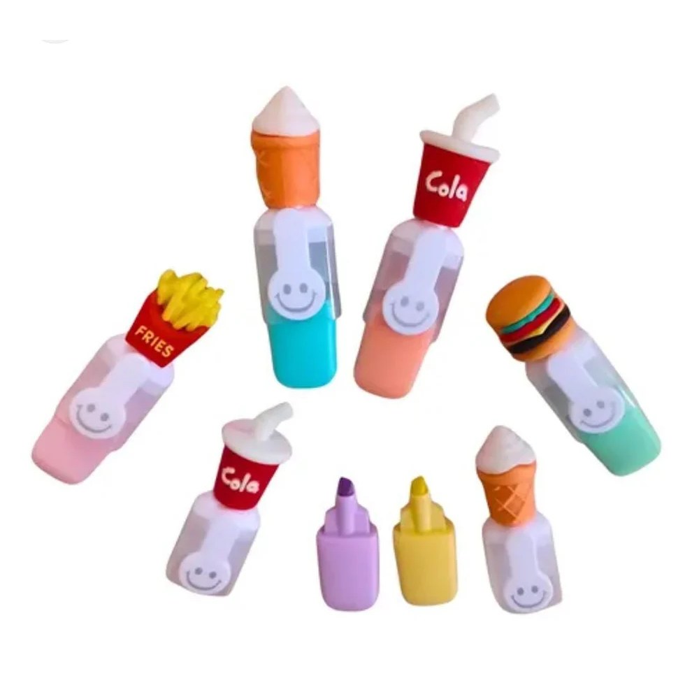 Fast Food Highlighters (Pack of 6)