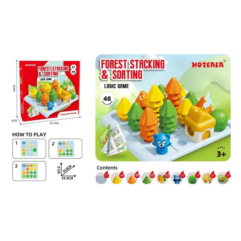 Forest Stacking & Sorting - Logic Game