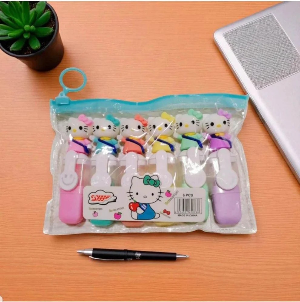 Hello Kitty Highlighters (Pack of 6)