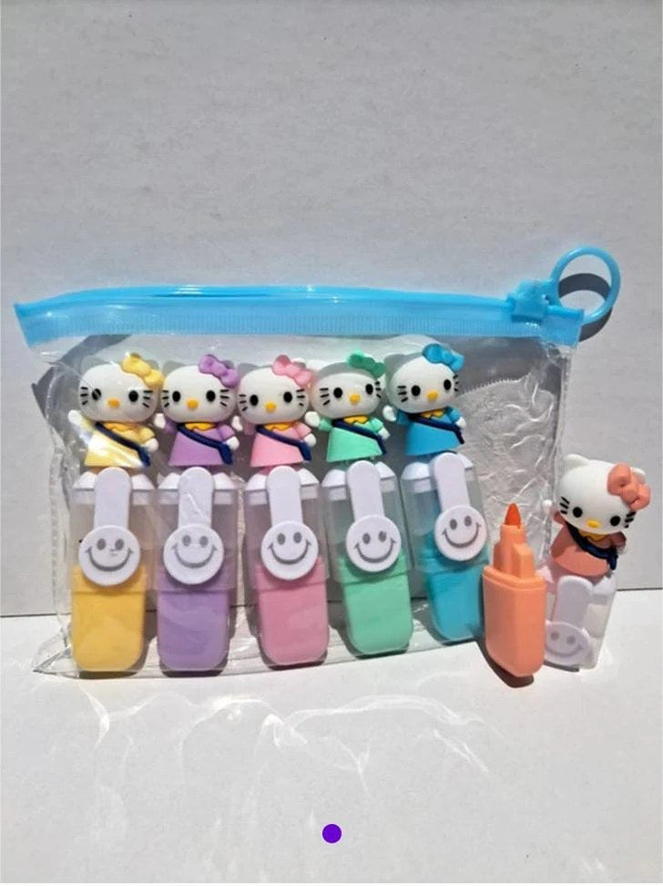 Hello Kitty Highlighters (Pack of 6)