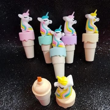 Ice Unicorn Highlighters (Pack of 6)