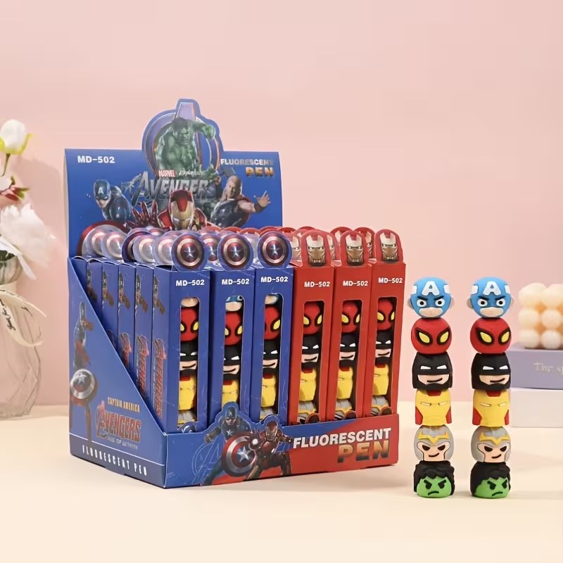 Marvel Avengers Highlighters (Pack of 6)