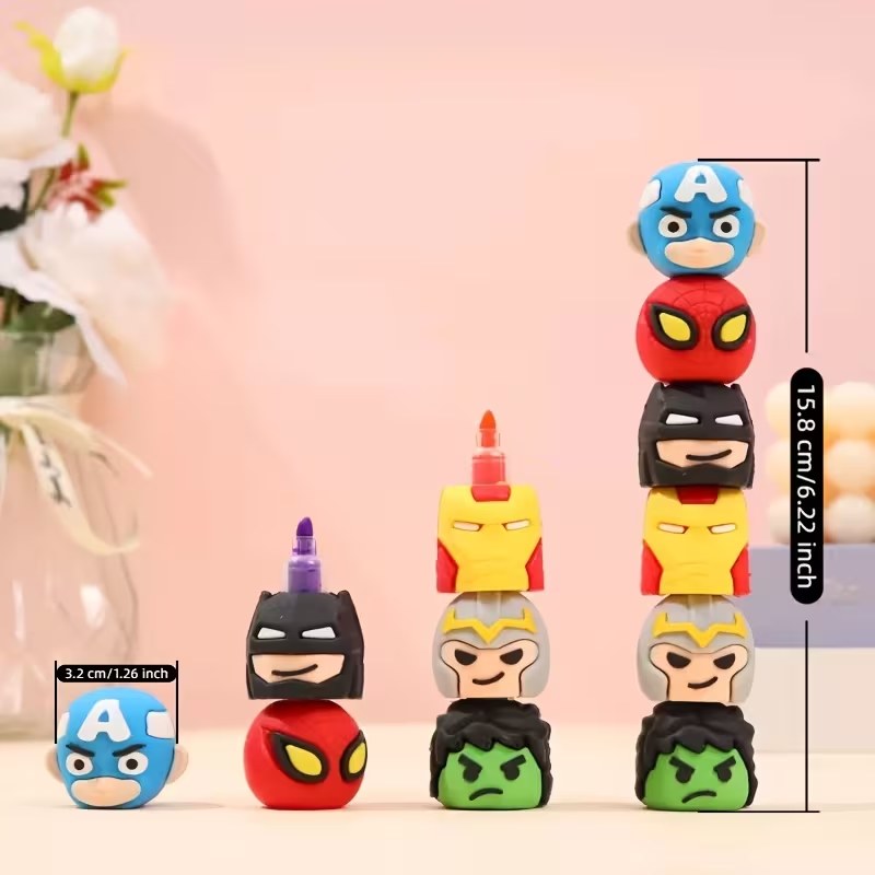 Marvel Avengers Highlighters (Pack of 6)