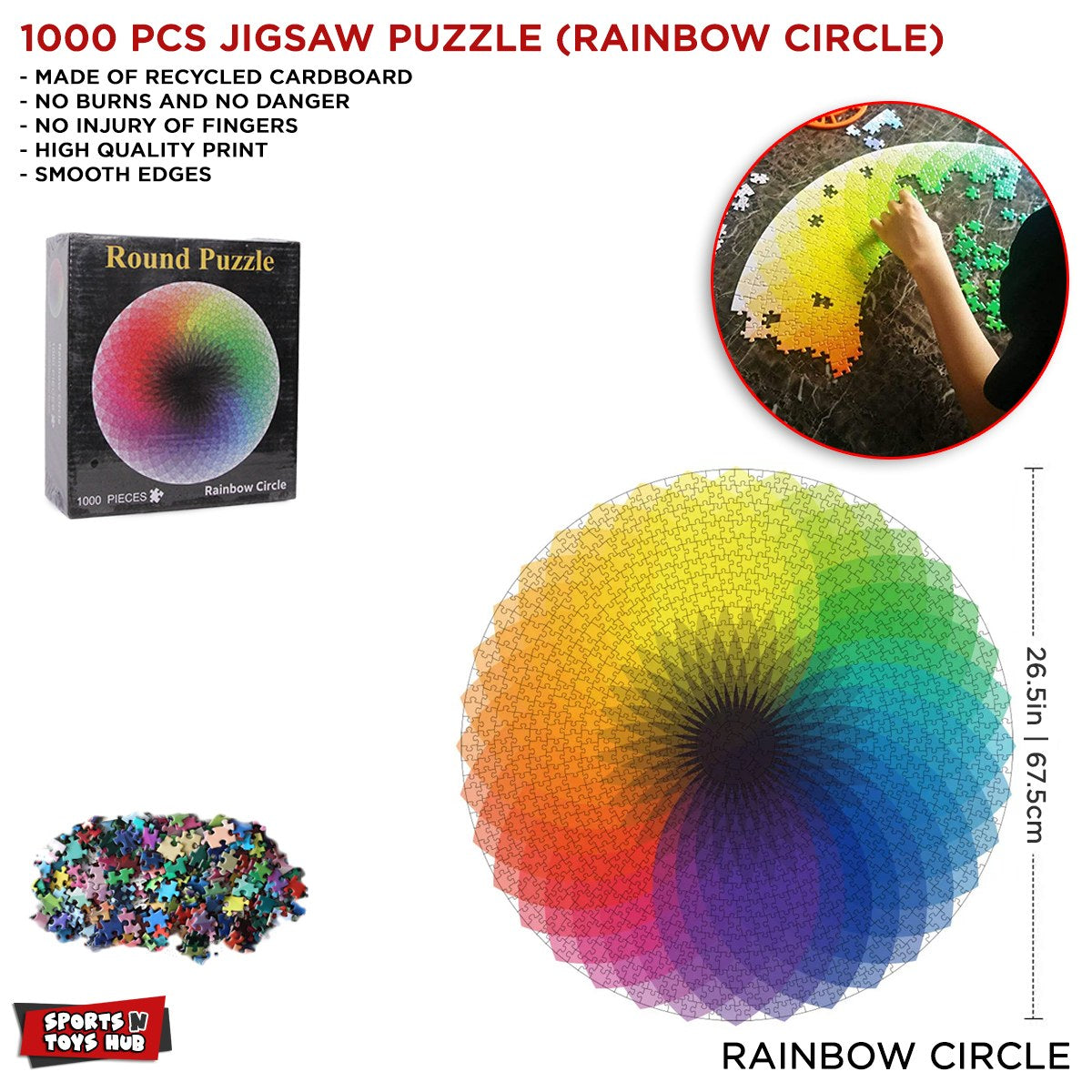 Rainbow Circle (1000 Pcs)