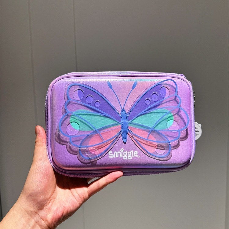 Smiggle Hardtop Pencil Organiser (3D) - Butterfly