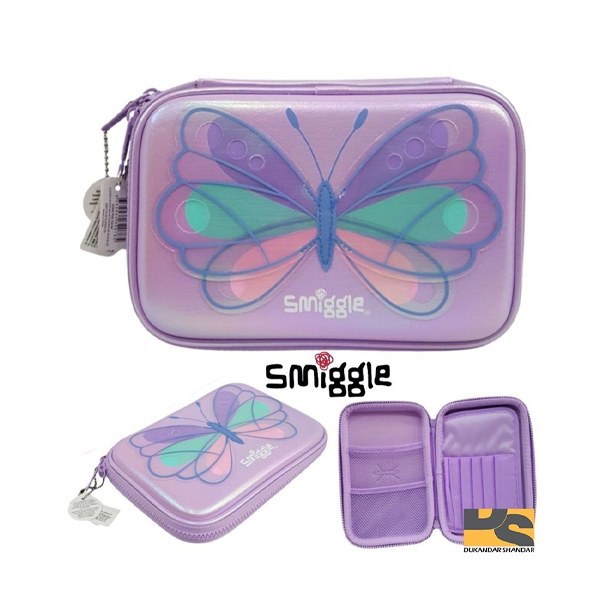 Smiggle Hardtop Pencil Organiser (3D) - Butterfly