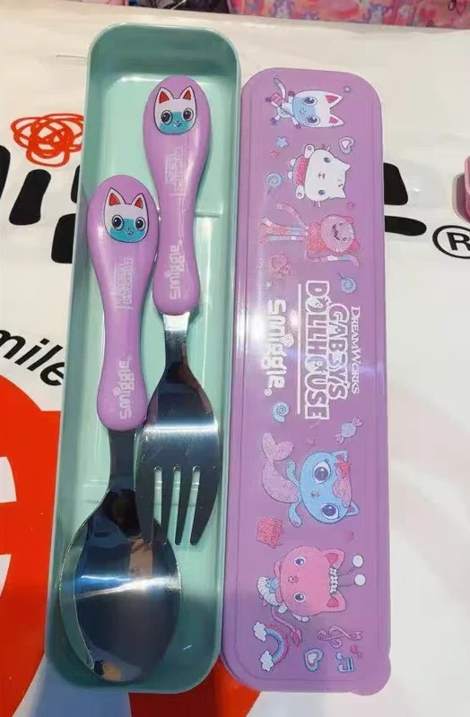 Smiggle Cutlery Set - Gabby Doll