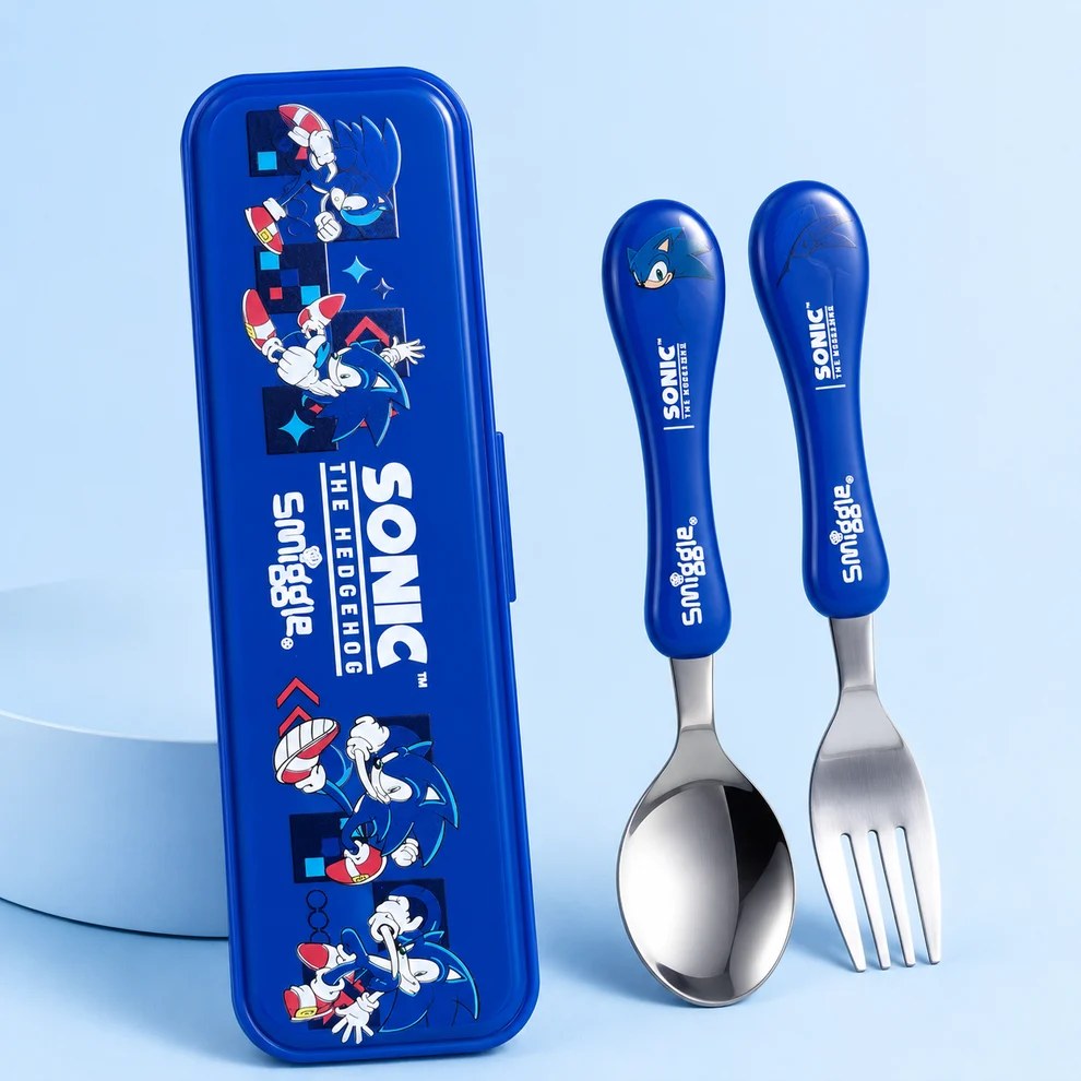 Smiggle Cutlery Set - Sonic