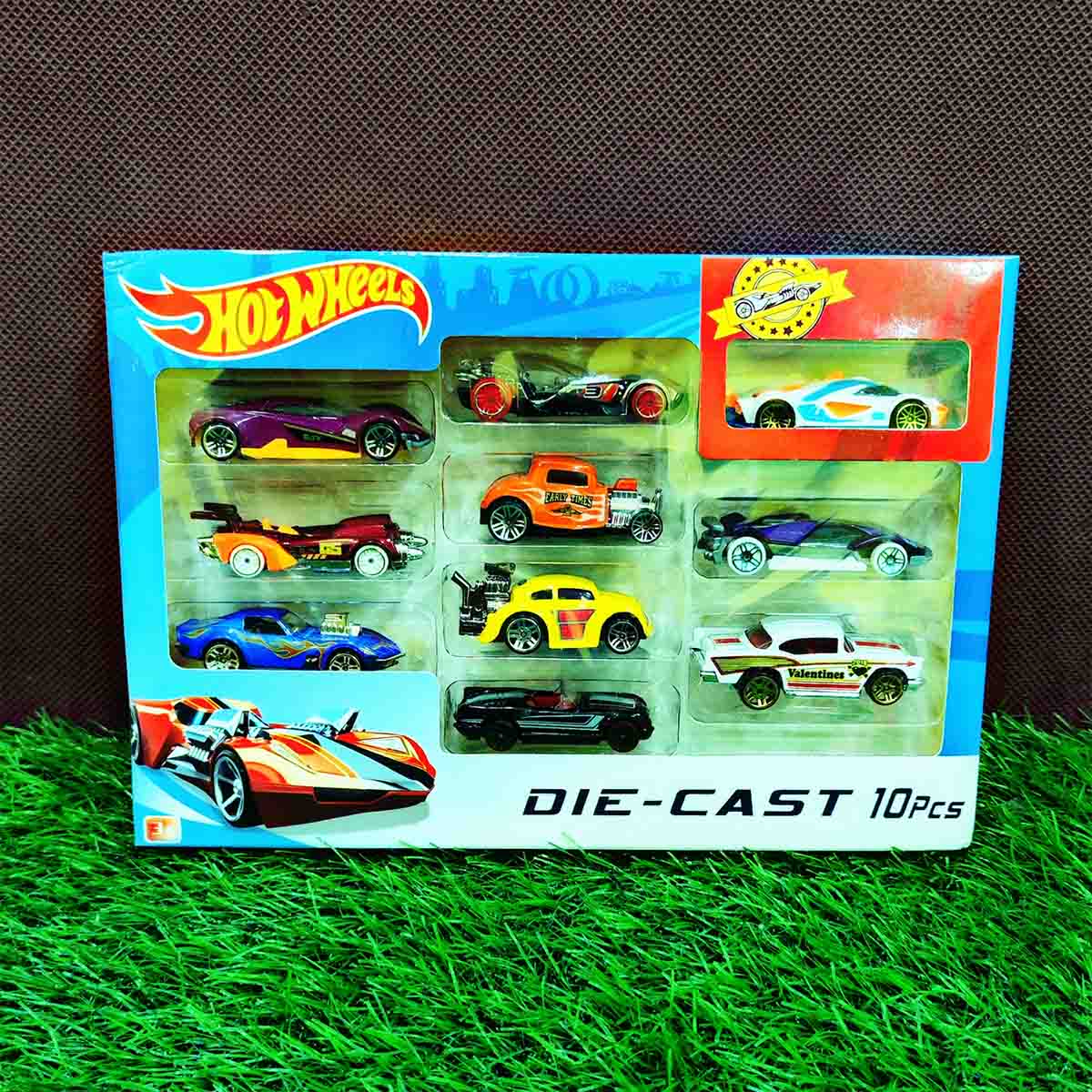 Hot Wheels - Metal Car 10 Piece