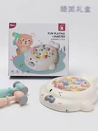 Whac-a-Mole Fun Playing Hamster (with light & music)