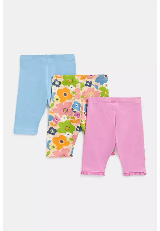 Mothercare Flower Festival Pack of 3 Trouser (5-6 YR)