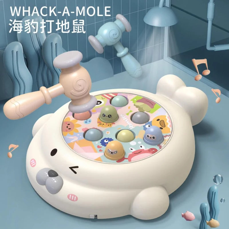 Whac-a-Mole Fun Playing Hamster (with light & music)