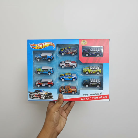 Hot Wheels - Metal Car 10 Piece