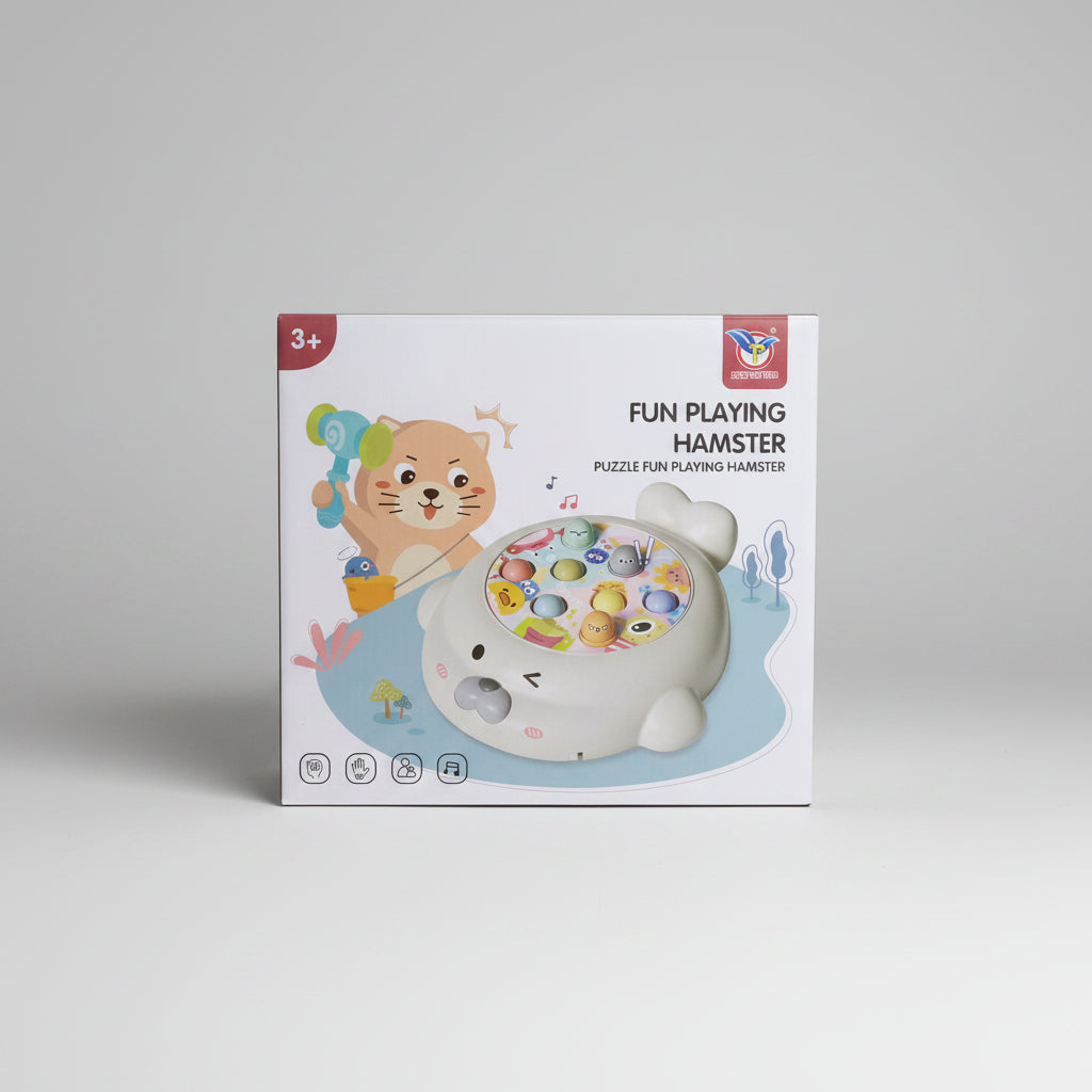 Whac-a-Mole Fun Playing Hamster (with light & music)