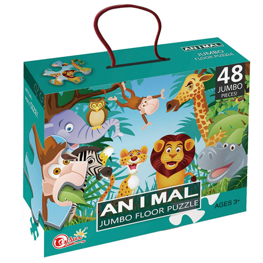 Jumbo Floor Puzzle - Animal (48 Pieces)